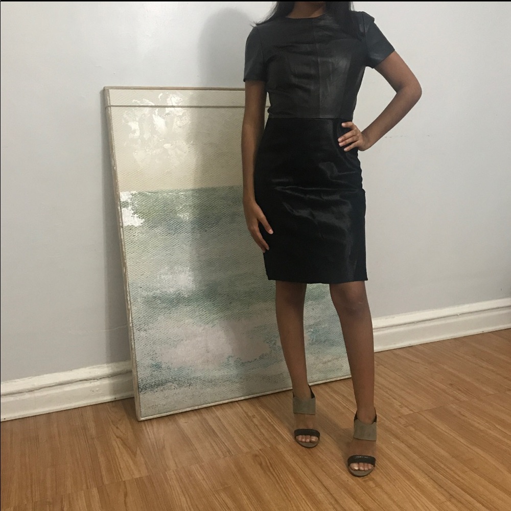 Leather and Calf Hair Dress